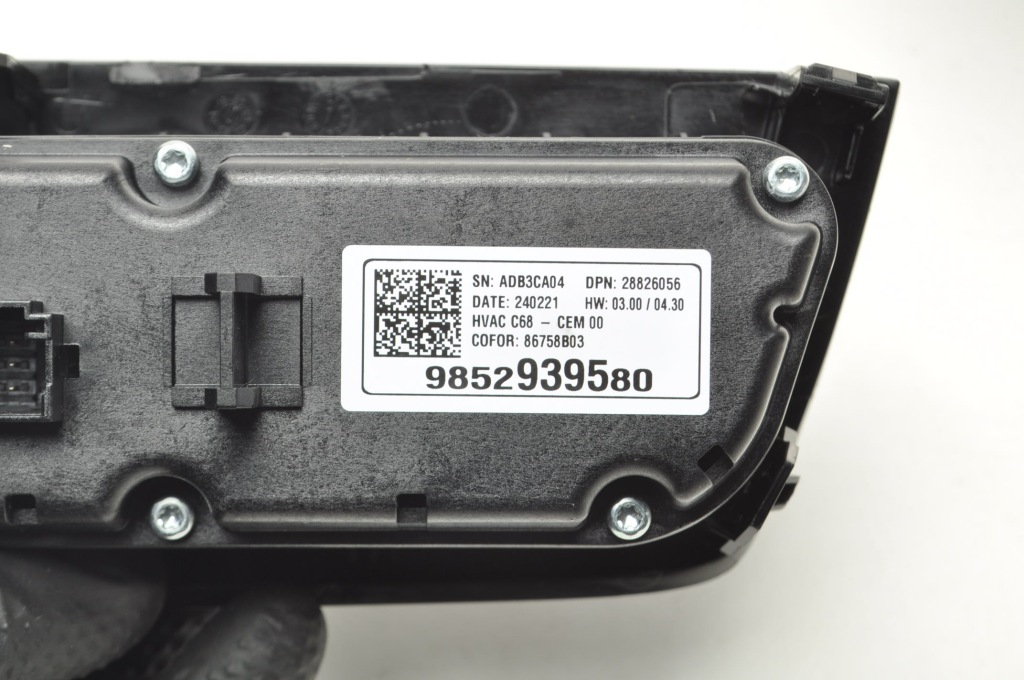 фото №7, Opel corsa f панель переключатель кондиционера 9852939580