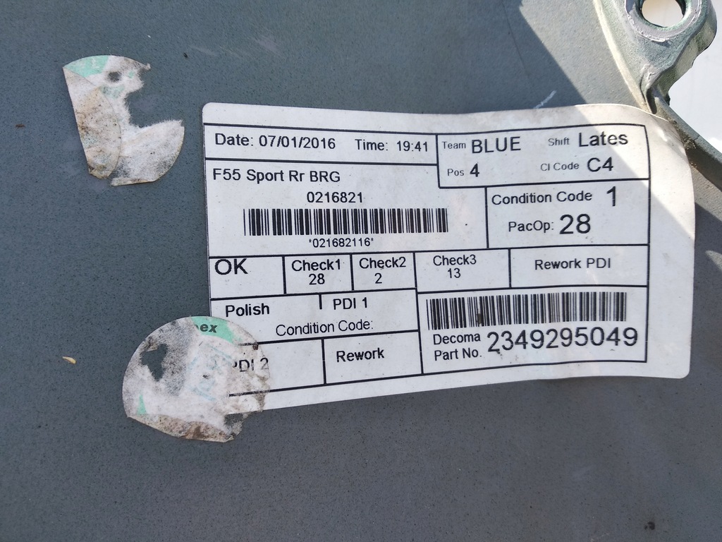 фото №8, Mini one cooper s f56 sport бампер задний задняя