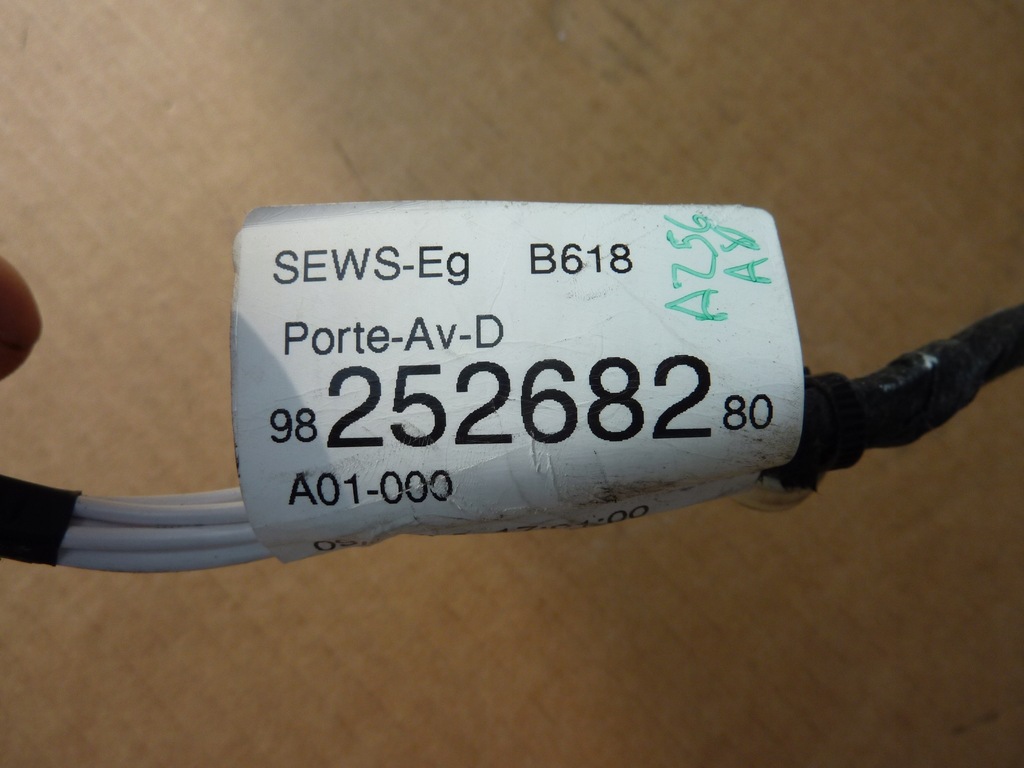 фото №11, Джгут двері передніх правих citroen оригінальний номер c3 2018 9825268280