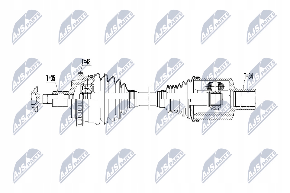 Npw-me-073 nty приводной вал приводная mercedes s350/s430/s Цена