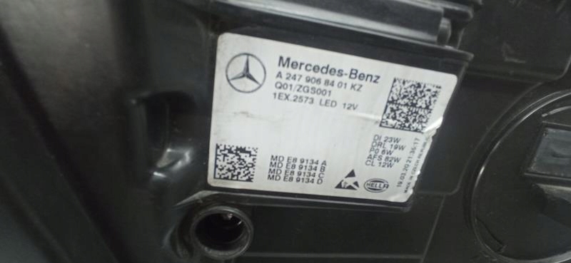 фото №7, Лампа права перед led mercedes gla w247 a2479068401kz