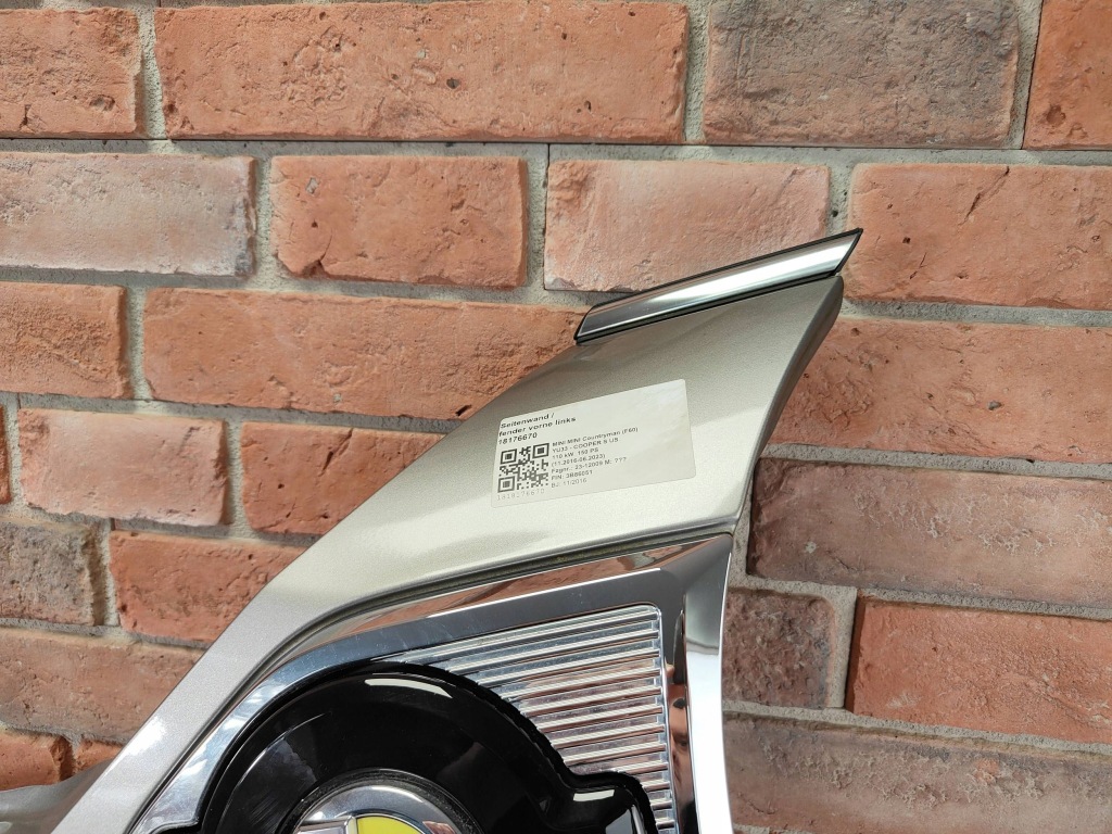 Mini cooper countryman f60 крило ліве перед передній c2k melting silver Зі Шроту