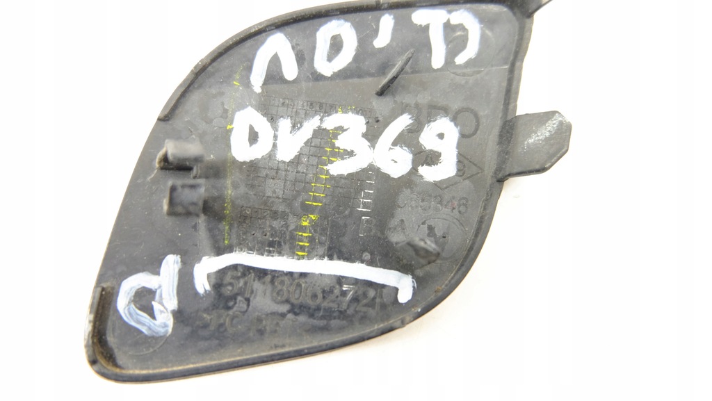 фото №9, Renault clio v заглушка фаркоп бампера перед 511806272r