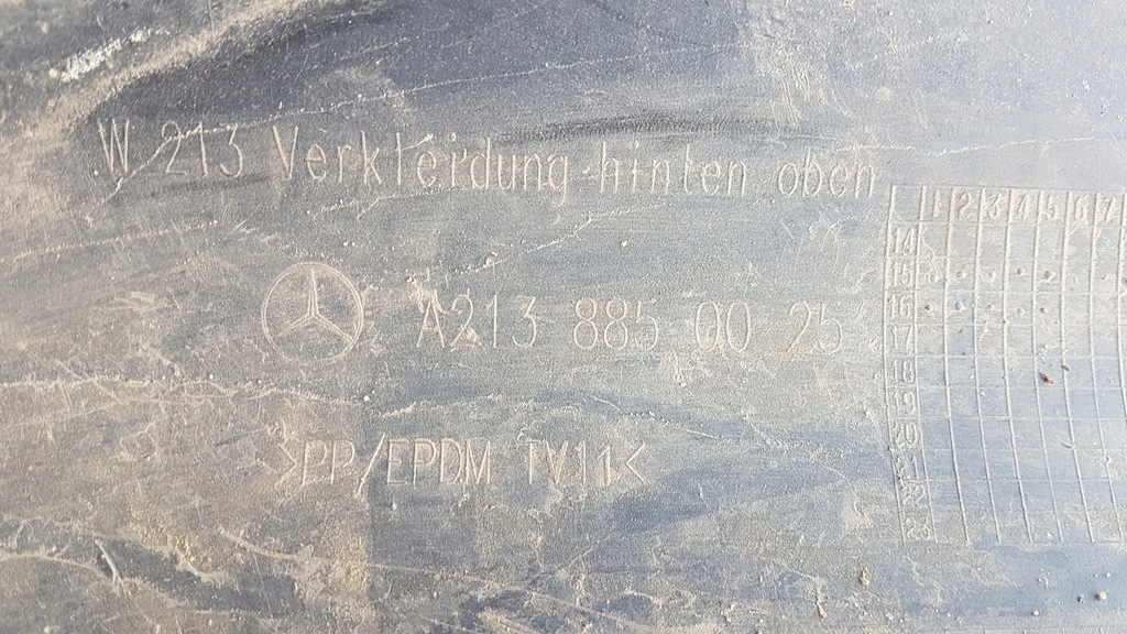 фото №16, Бампер задняя mercedes w213 sedan 14-