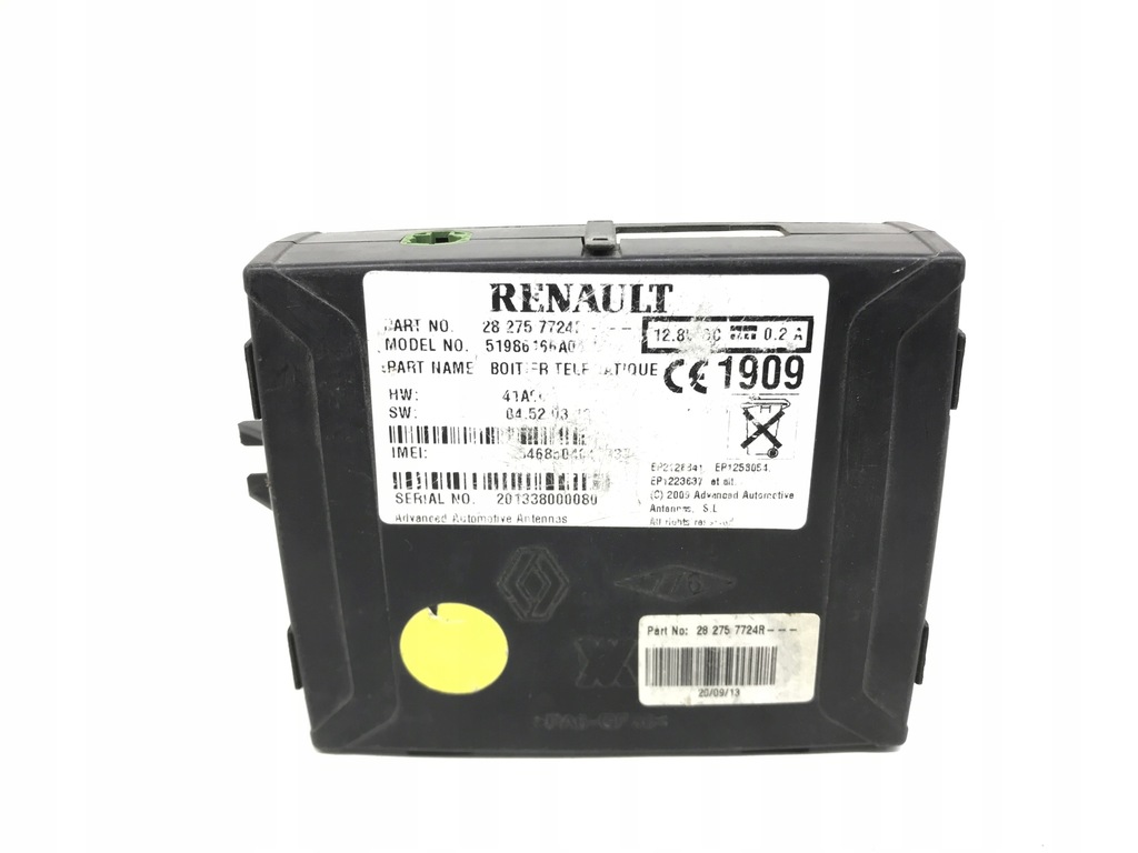 фото №1, Модуль блок керування renault kangoo iii 14- 282757724r