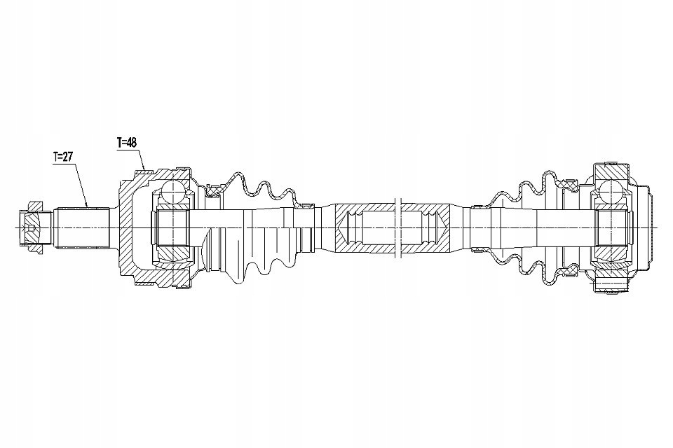 фото №1, Приводной вал приводная bmw 3 e90 e91e92 05- левая, tył,mtm/