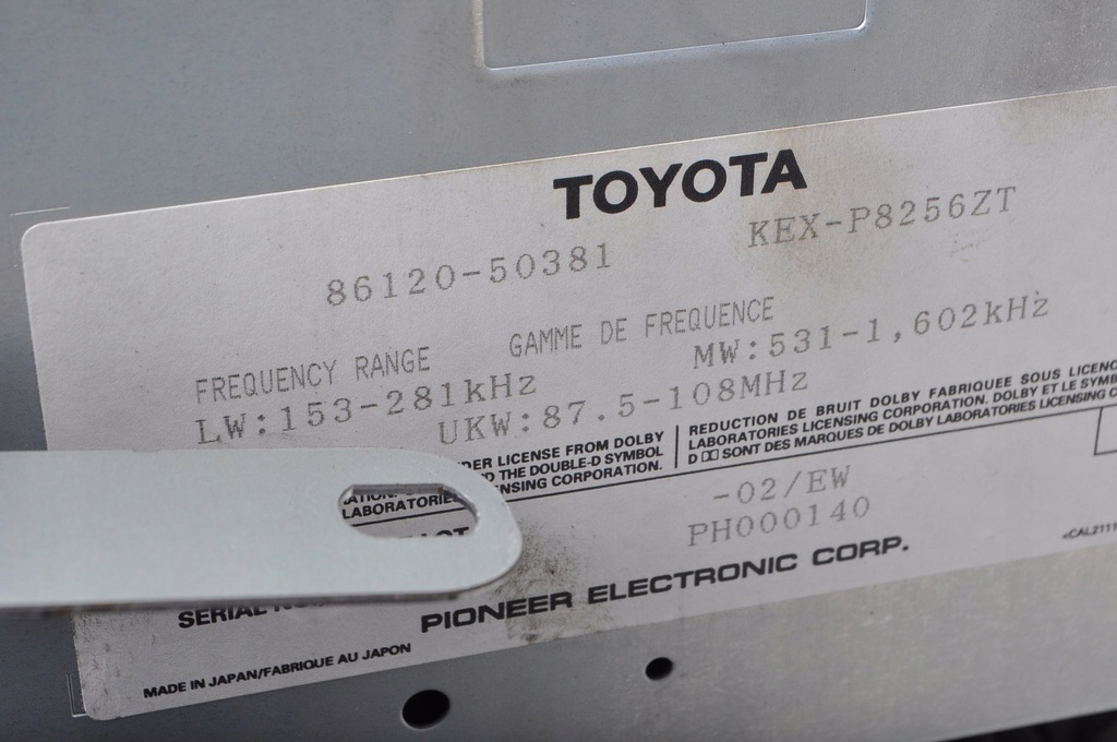 фото №13, Lexus ls ii радіо 55900-50211 86120-50381