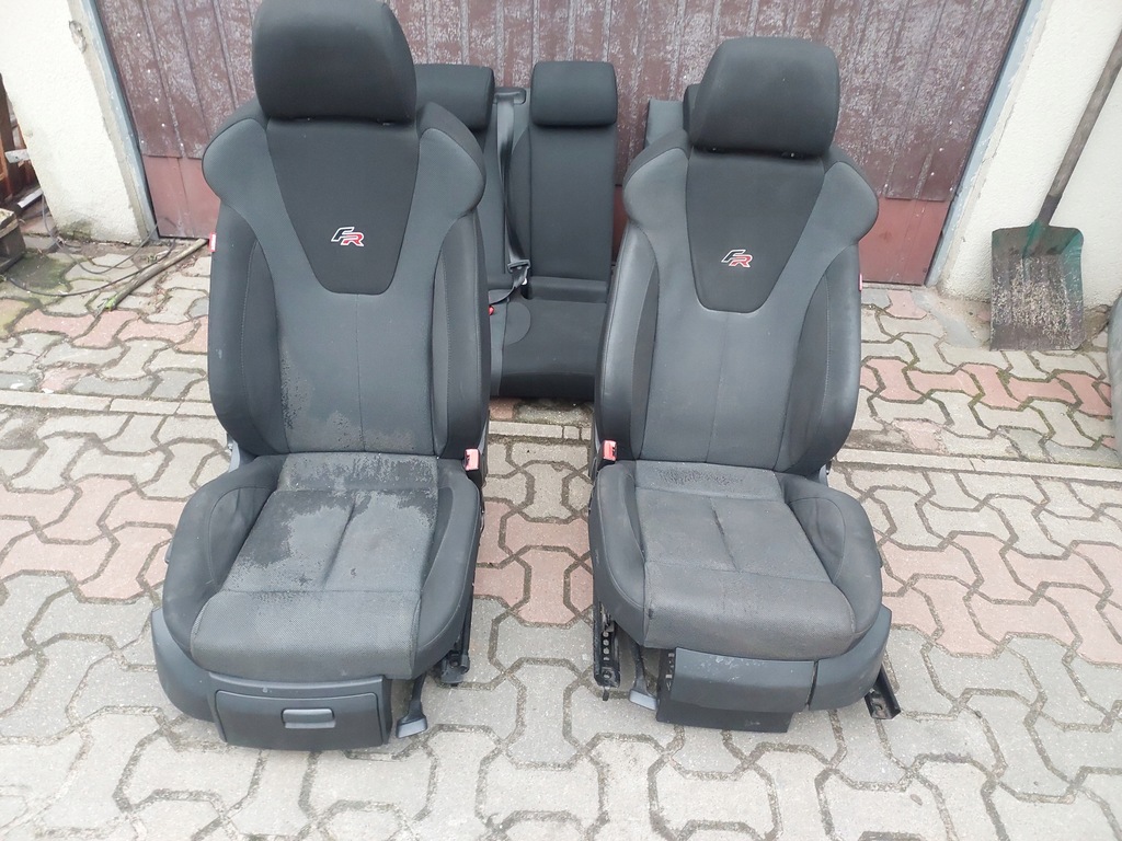 фото №1, Seat leon ii сиденье правый левый заднее сиденье