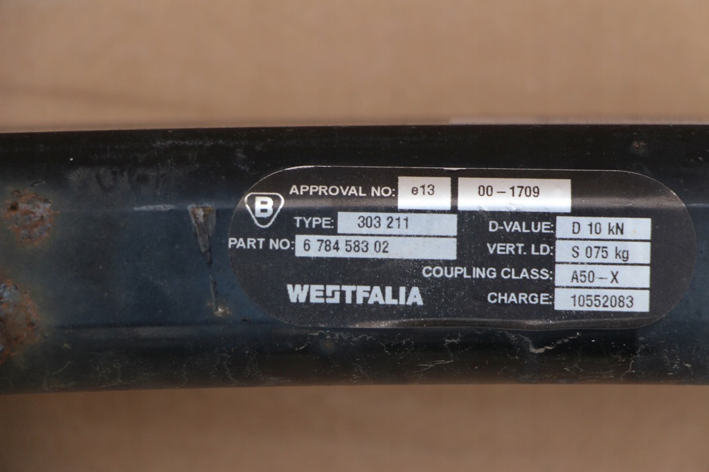 фото №5, Bmw 3 e90 e91 09r hak буксировочный складной 6784583 westfalia