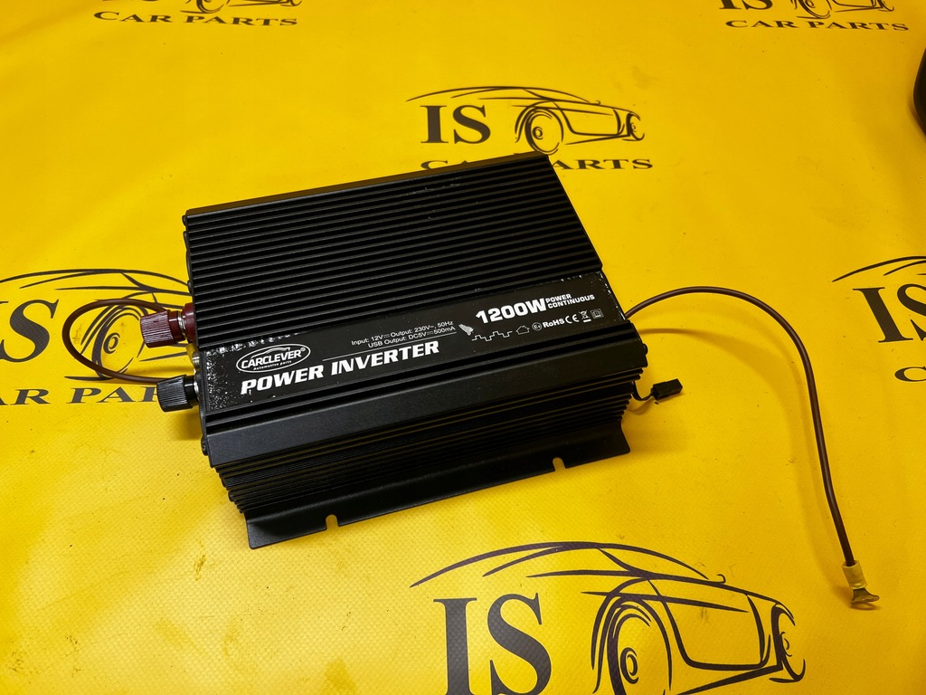 фото №1, Преобразователь напряжения carclever 12/230v + usb 1200w