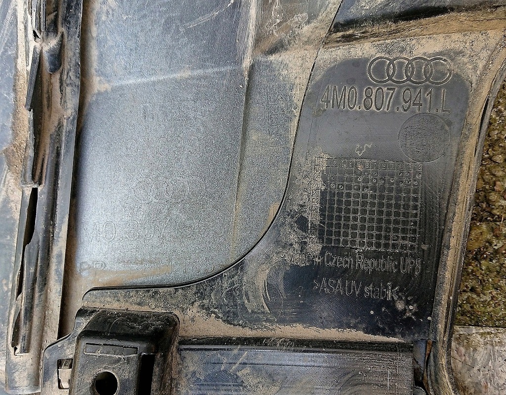 фото №6, Audi q7 s-line lift 4m0 19-20 накладка-спойлер спойлер задняя