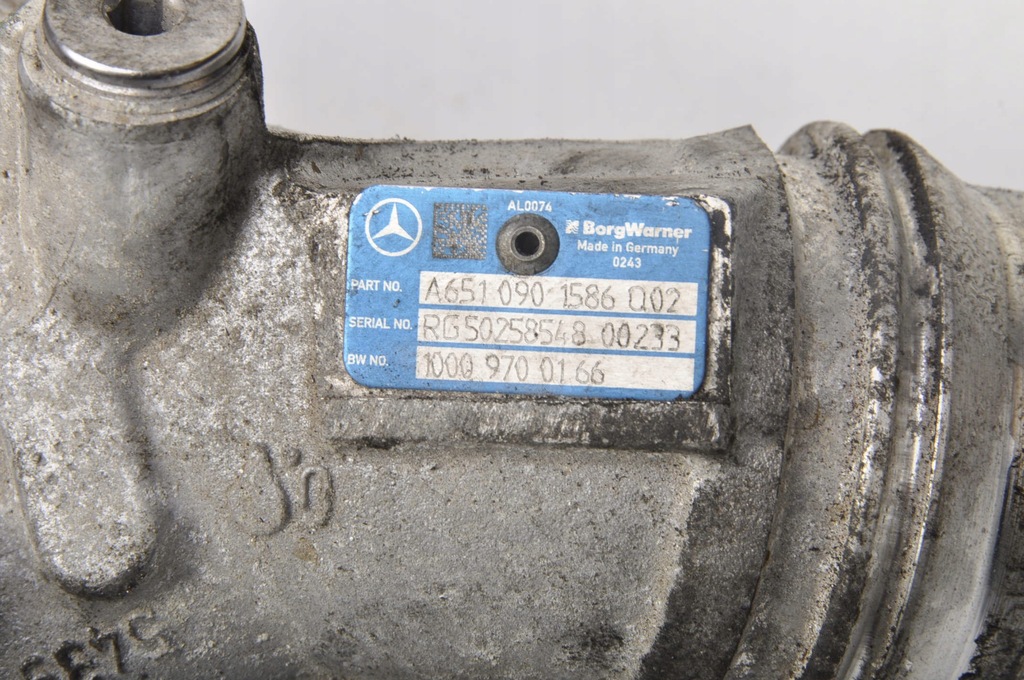 фото №3, Mercedes w172 r172 2.2 труба турбины a6510901586