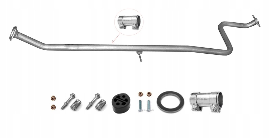 фото №1, Mazda 2 1.3 2007-2015 труба средняя