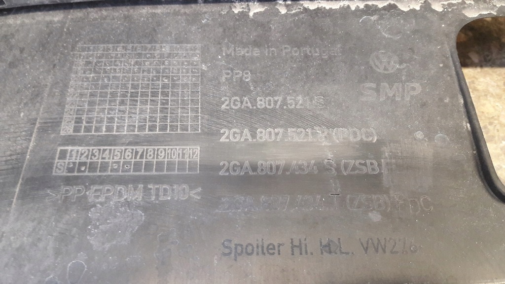 фото №15, 2ag807301ab бампер задня vw t-roc білий 17r