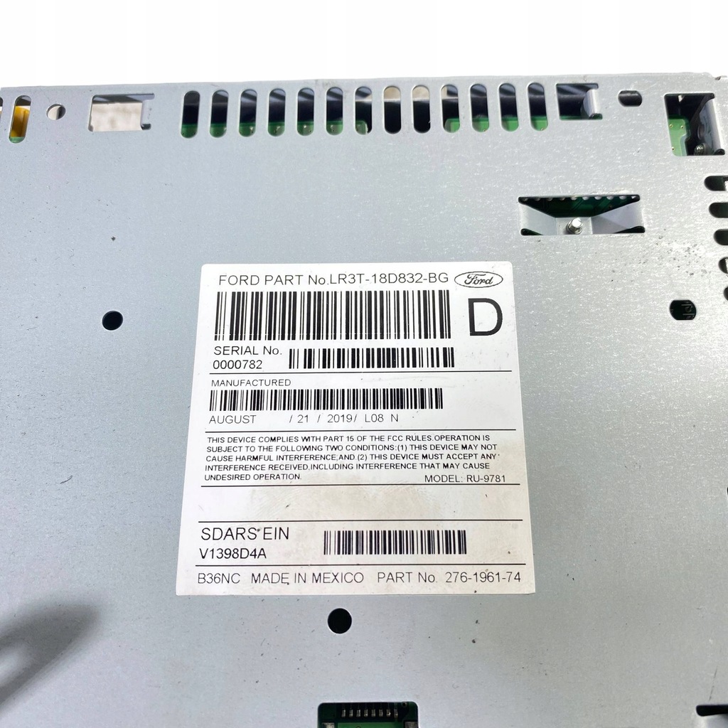 фото №7, Ford mustang vi 2020 панель / радіопрогравач cd/dvd/gps