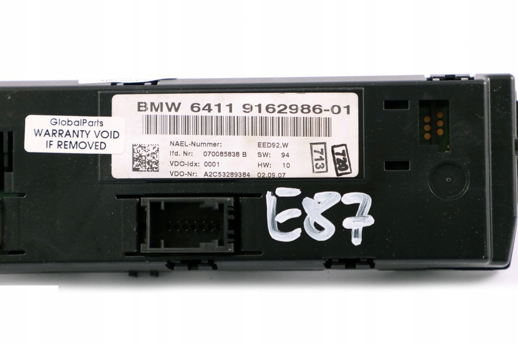 фото №11, Bmw e81 e87 e90 панель обдув кондиціонера 9162986