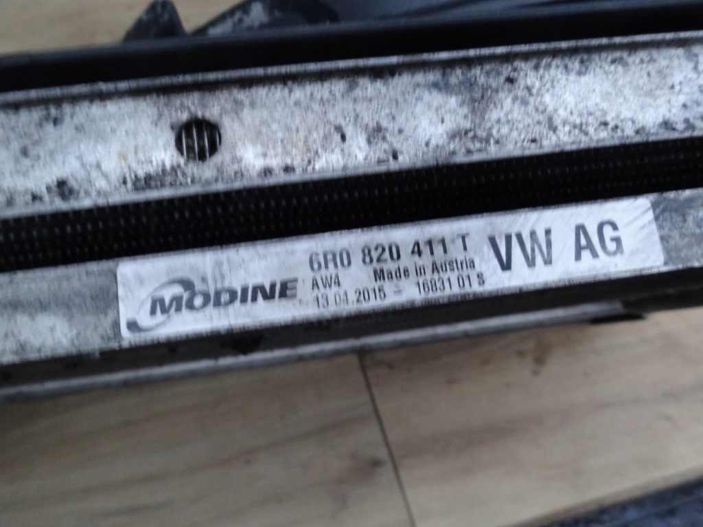 фото №6, Skoda fabia iii 2015 1,2 tsi радіатор інтеркулер вентилятор комплект org