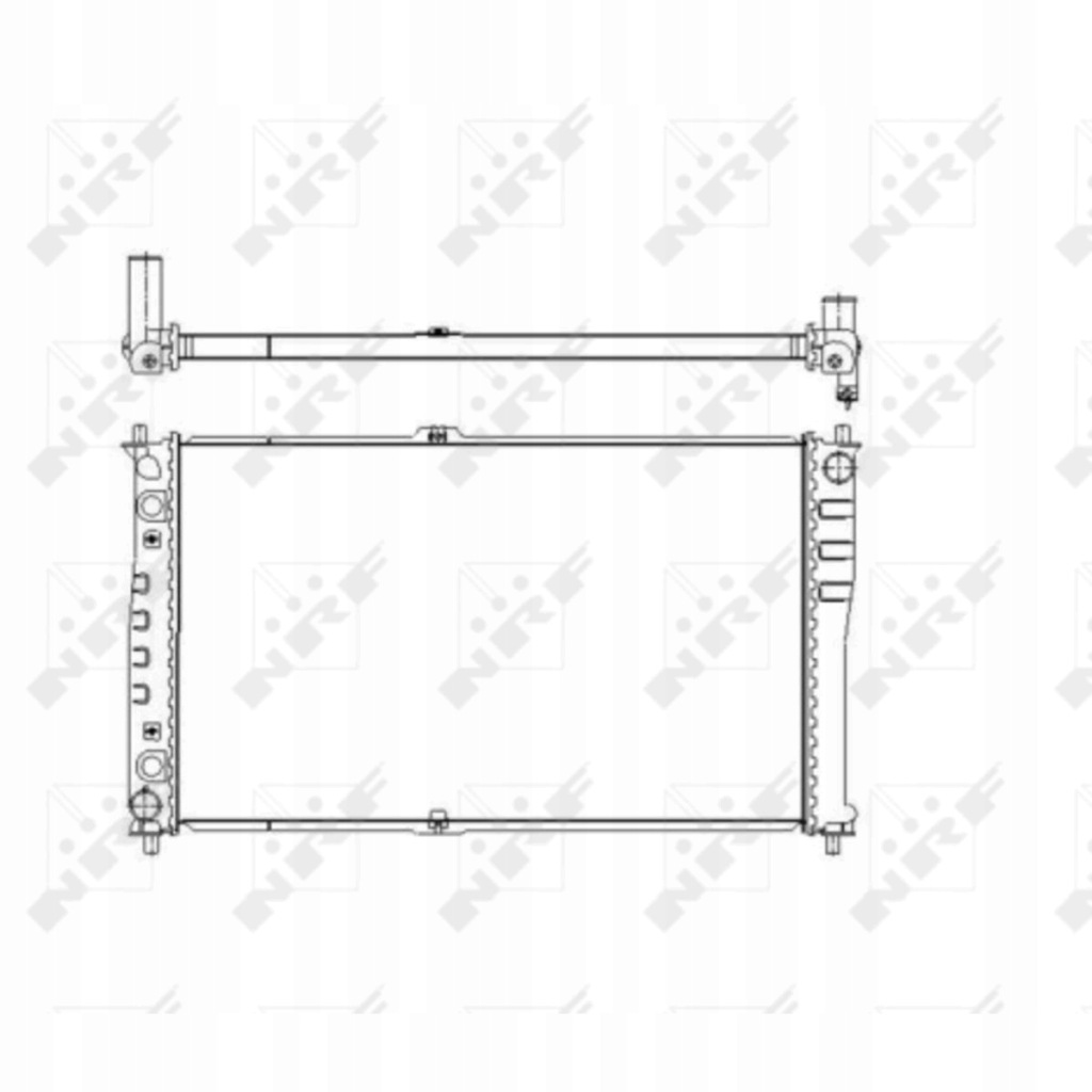 фото №1, Nrf 53484 радіатор, система охолодження двигуна