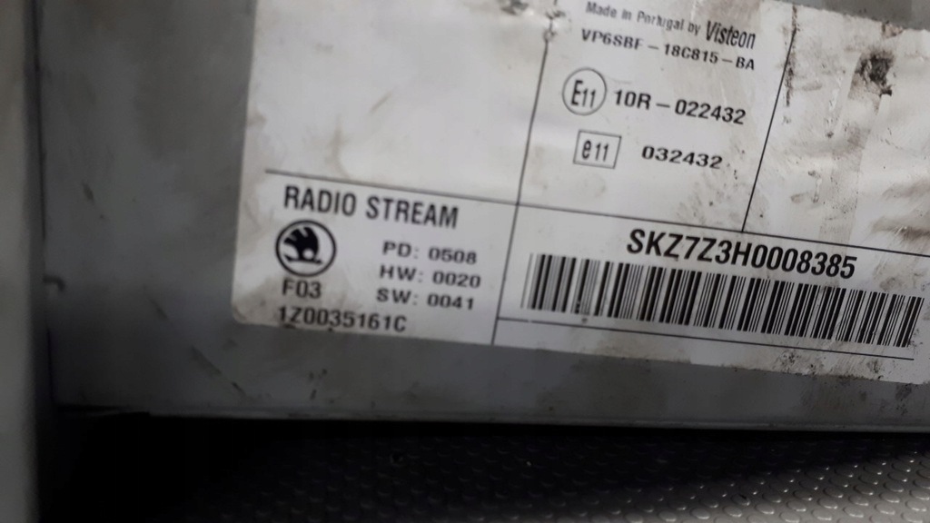 фото №9, 1z0035161c радіо skoda octavia 2004-2007