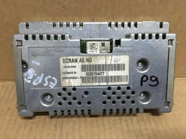 фото №3, Дисплей екран renault espace iv 820015477 eu