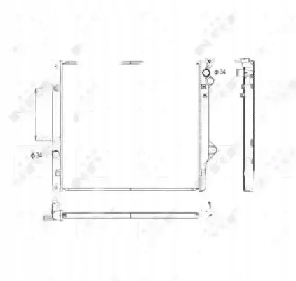 фото №1, Радиатор wody 53568 nrf toyota fj cruiser