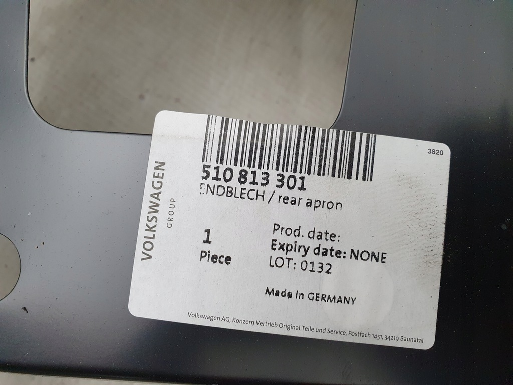 фото №11, Vw golf sportsvan 510 14-20 pas задня задній стіна 510813301