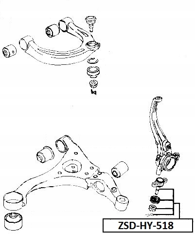 фото №14, Шарова опора важеля zsd-hy-518 nty