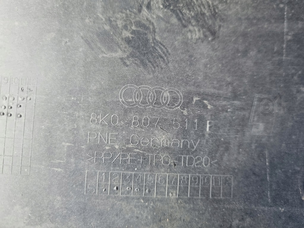 фото №8, Audi a4 b8 allroad молдинг бампера заднего оригинал 8k0807511f