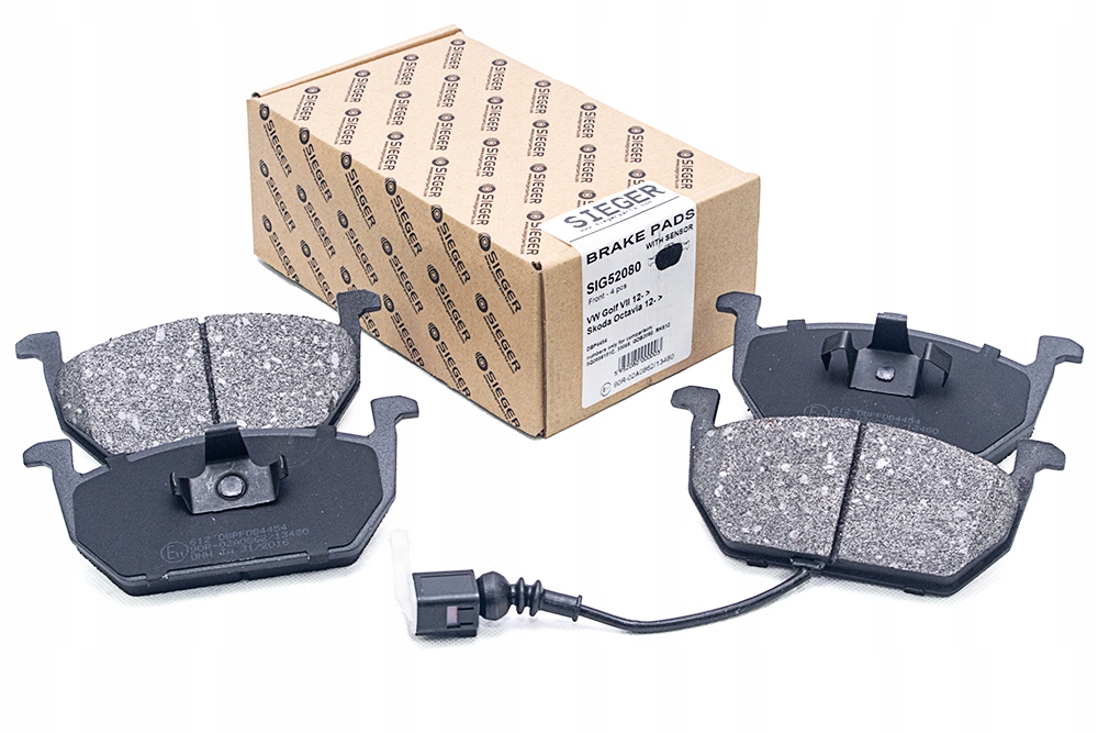 фото №11, Набор тормозные диски тормозные 276mm + тормозные колодки перед vw golf vii 2012-2017r.