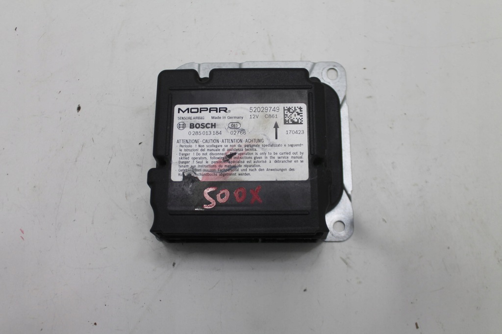 фото №1, Модуль датчик подушка безпеки 52029749 fiat 500x jeep renegade 14-18