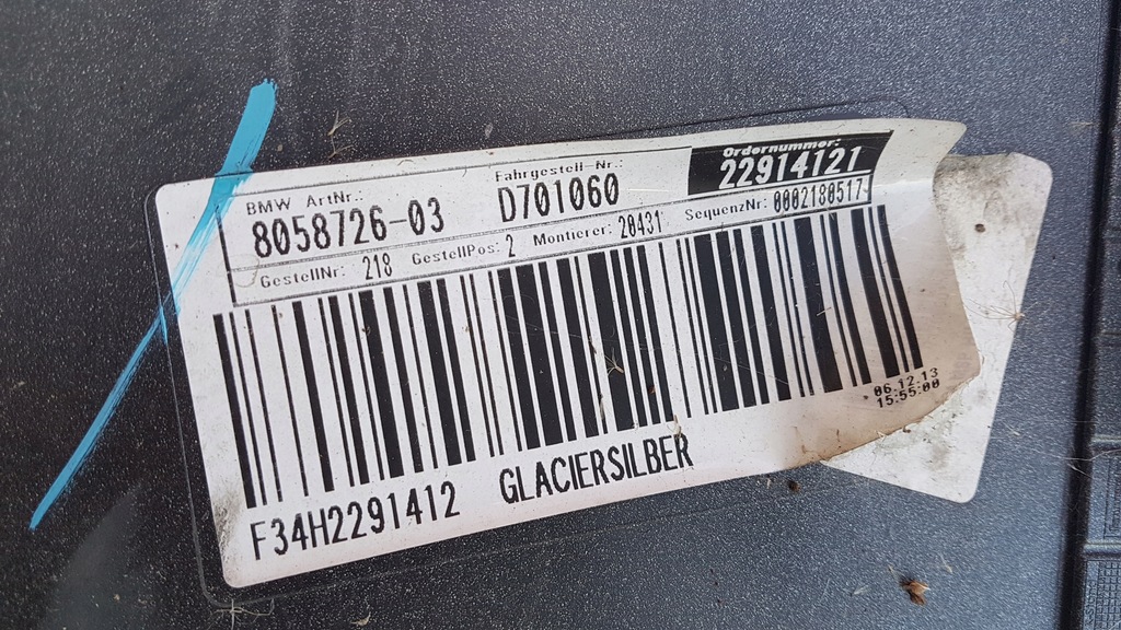 фото №13, Бампер задняя bmw 3 f34 13-