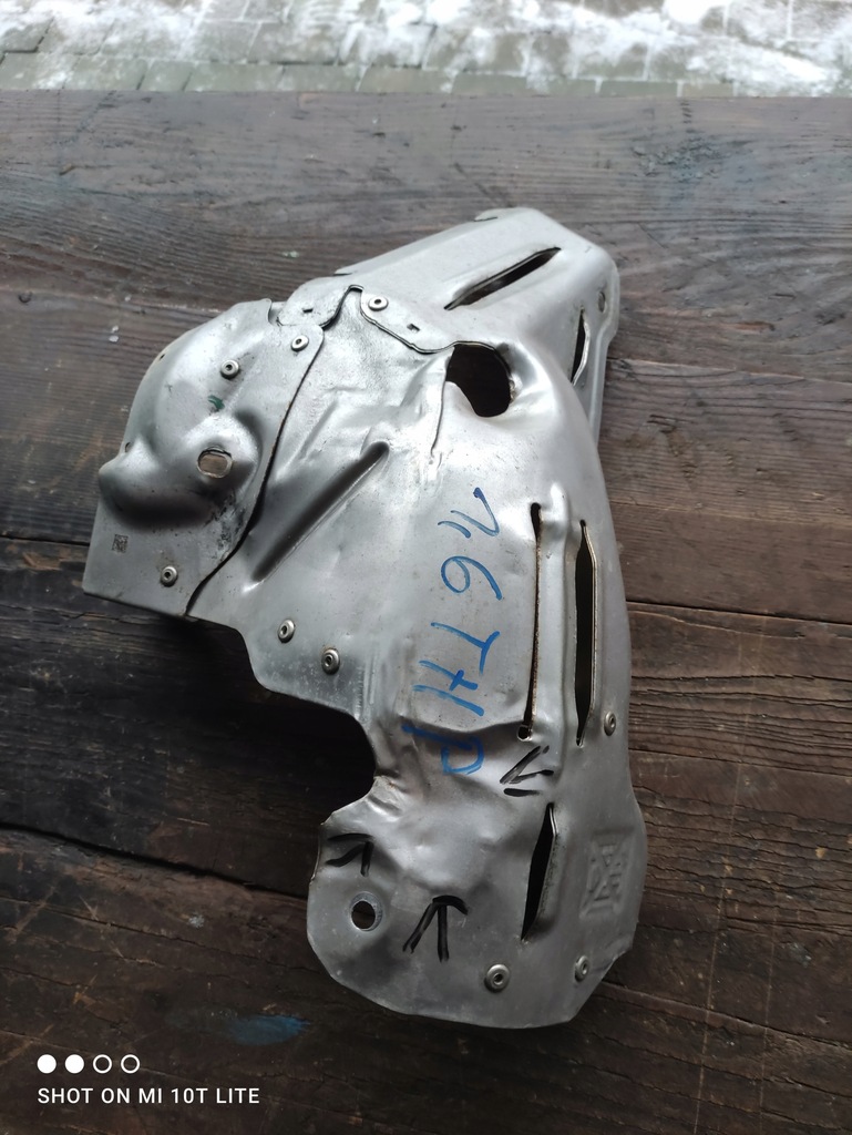 фото №1, Лист захист теплова турбіни citroen peugeot 1.6 thp 9805110280