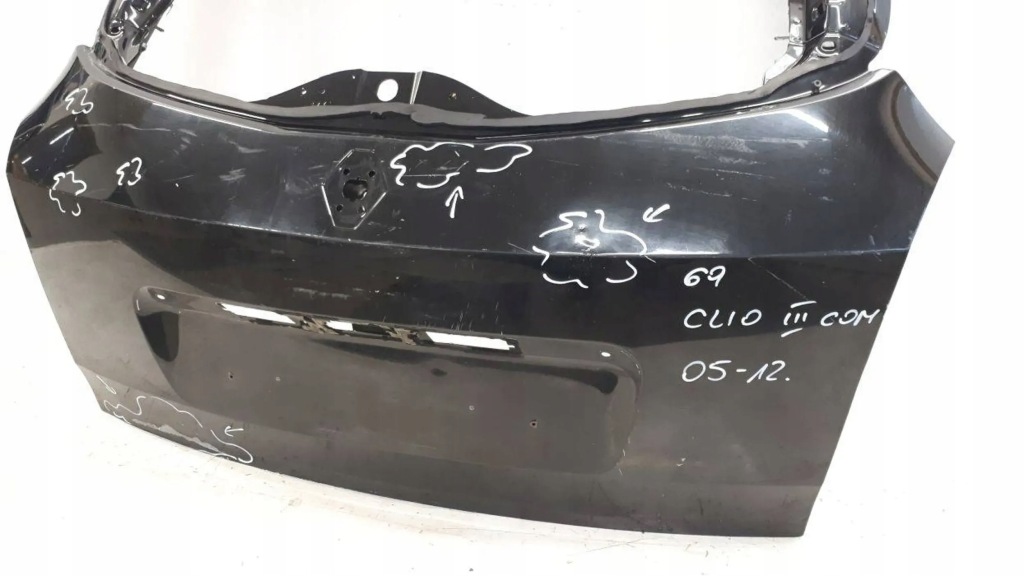 фото №3, Renault clio iii com 2005-2012 крышка багажника задняя