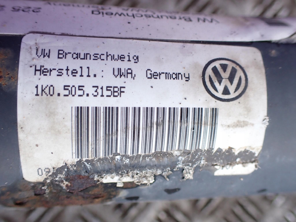 Vw golf v hb підрамник поперечина задні підвіска вісь  задня 1k0505315bf 1k0511305db Зі Шроту