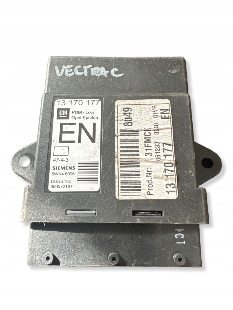 фото №1, Модуль блок управления дверь правый перед opel vectra c