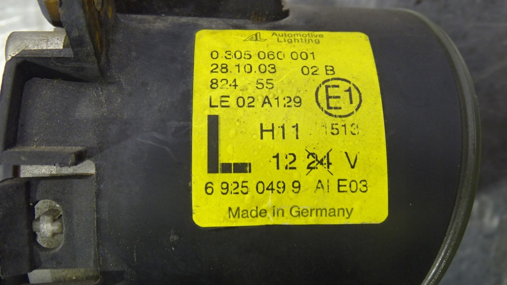 Противотуманная фара левый mini cooper r50 1.6 Доставка