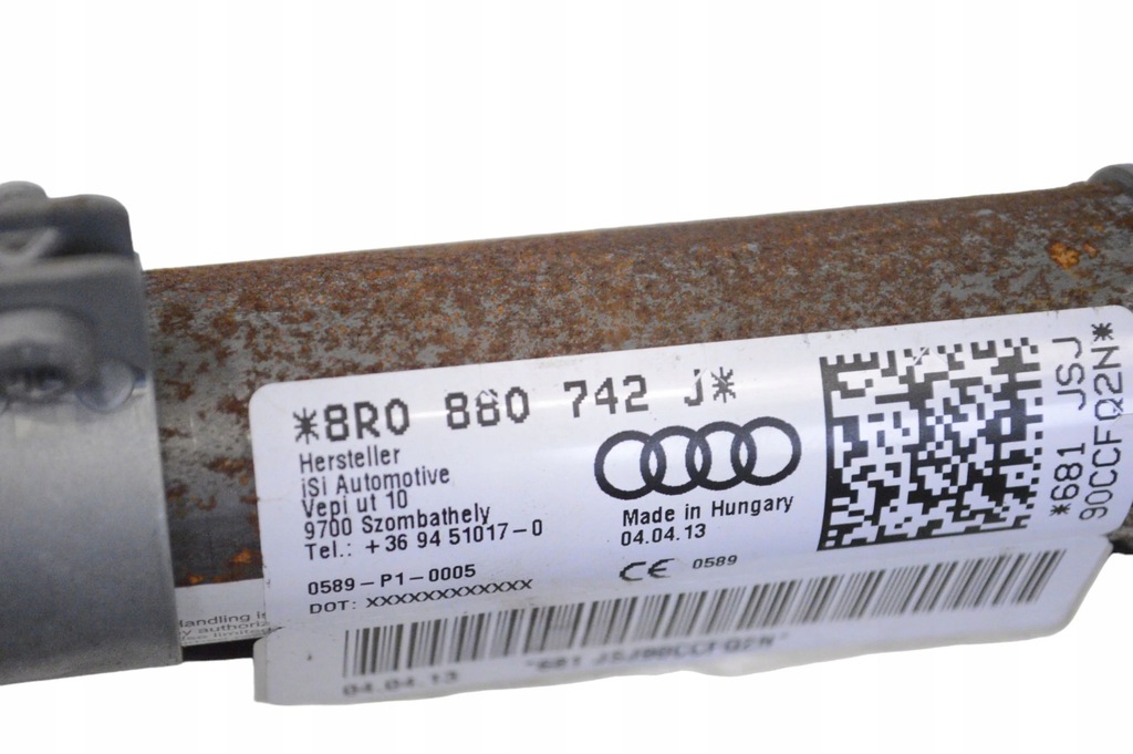 фото №5, Audi q5 sq5 2013 правая сторона шторка безопасности подушка безопасности