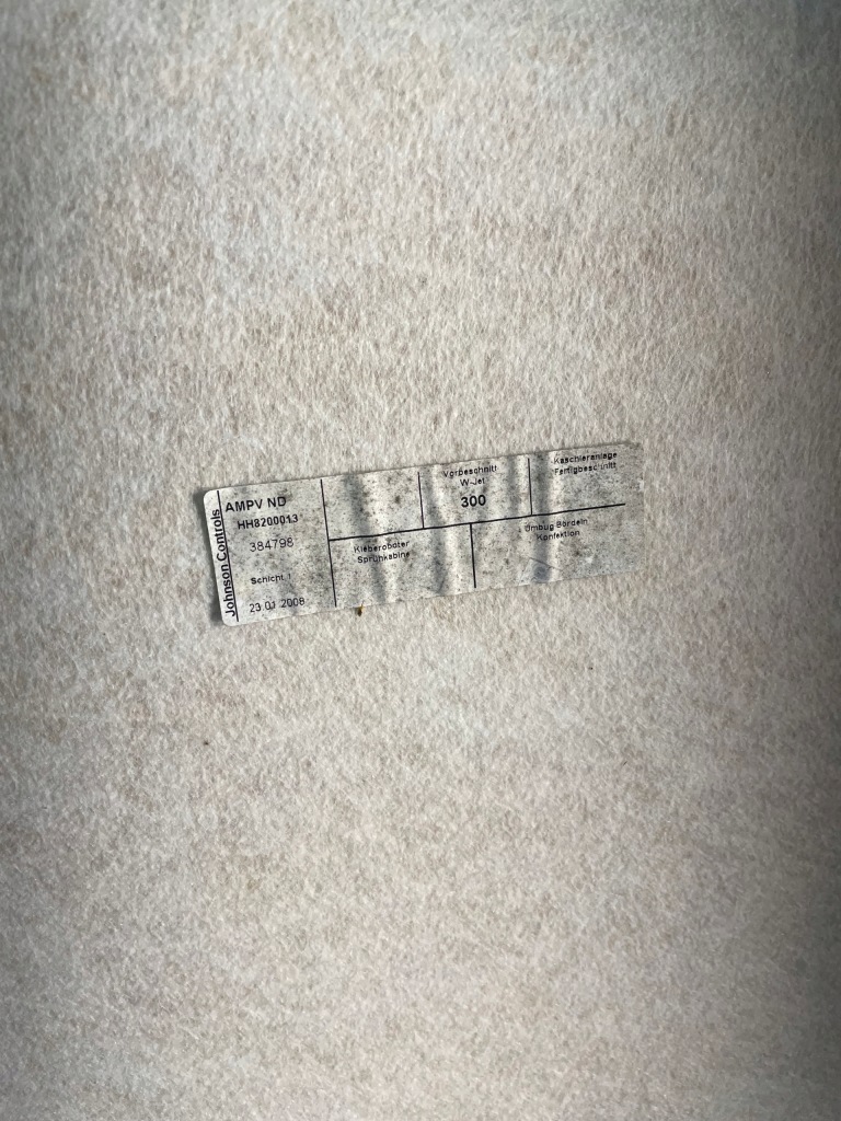 фото №8, Vw touran lift потолок 1t0867501ef 6k8 оригинал