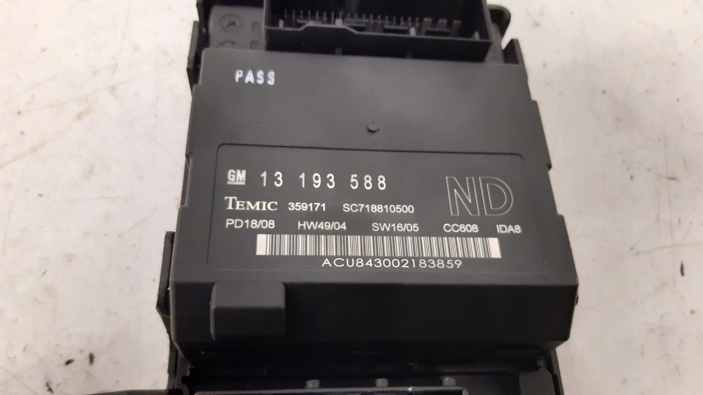 фото №3, Модуль 13223679 opel vectra c