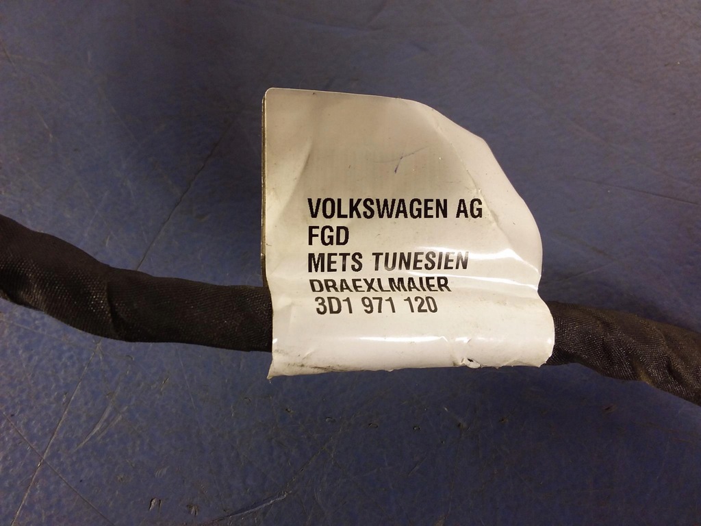 фото №4, Vw phaeton жгут дверь перед левая 3d1971120