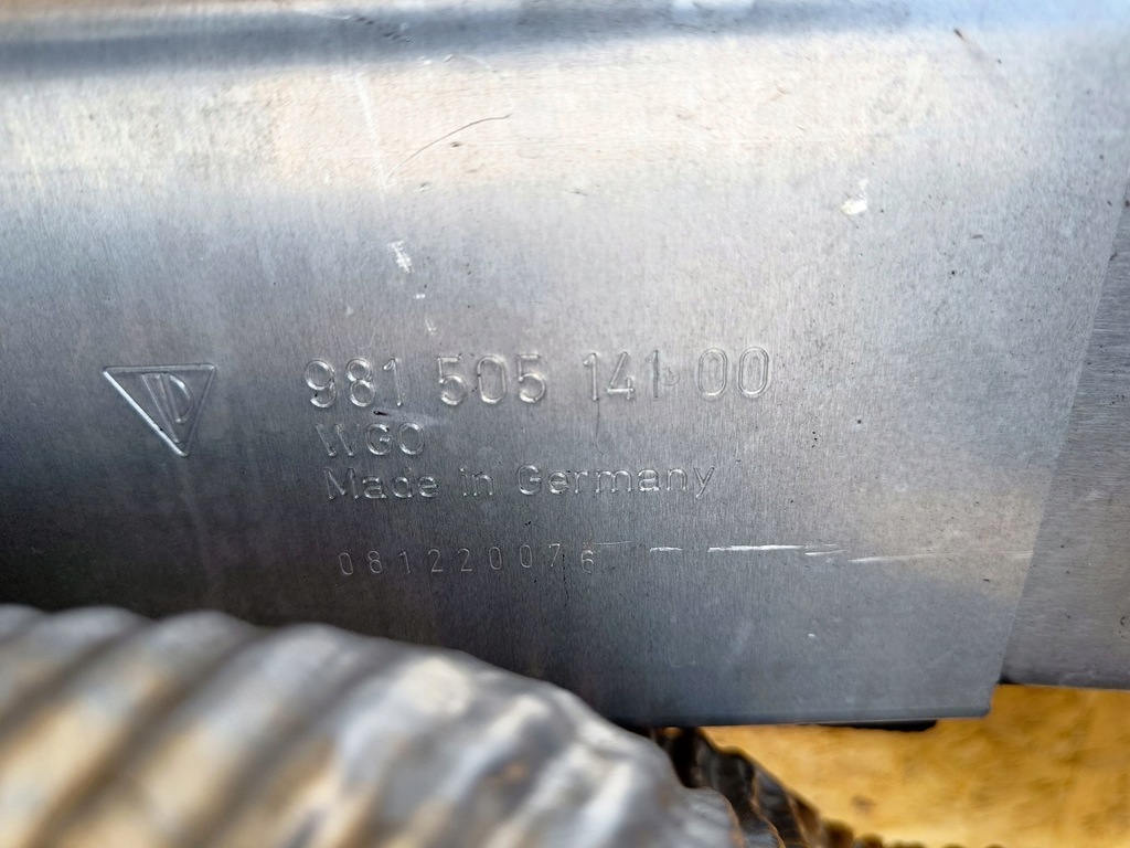 фото №6, Porsche cayman 982 2017 балка усилитель бампера задняя 98150514100