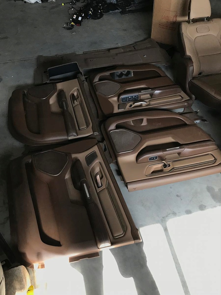 фото №7, Dodge ram dt 2019-2023 салон обивка сиденье сиденья longhorn