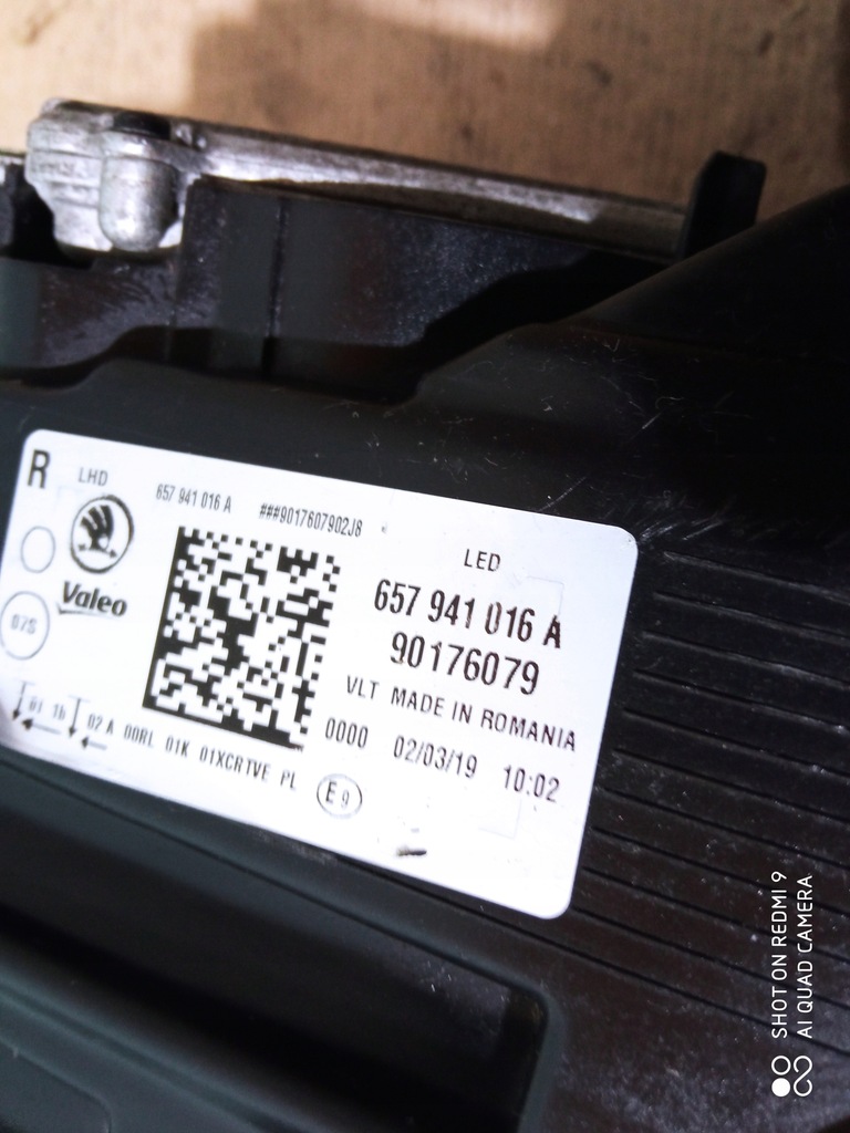 фото №5, Skoda scala фара full led правый 657941016a