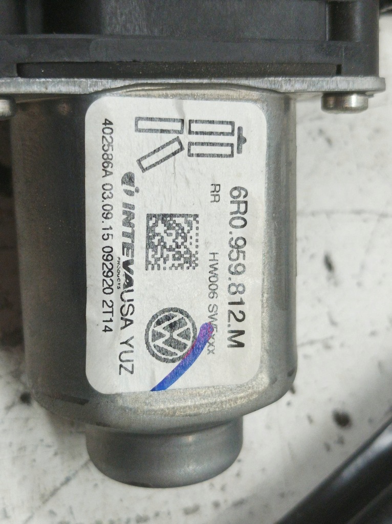 фото №5, Механизм стекло правый задняя 5c6839462d 6r0959812m vw volkswagen jetta vi