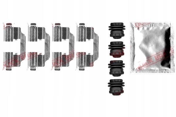 фото №2, Набір монтажний гальмівних колодок задня opel adam corsa e corsa e хетчбек