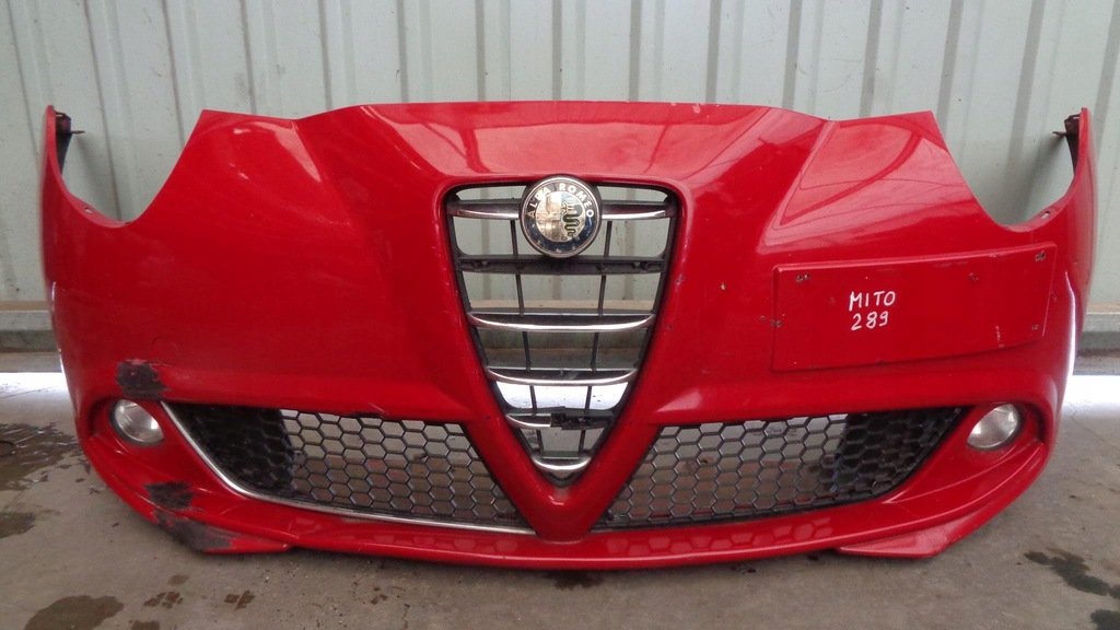 фото №1, Бампер alfa romeo mito 2008-2013r. передній перед червоний kod 289