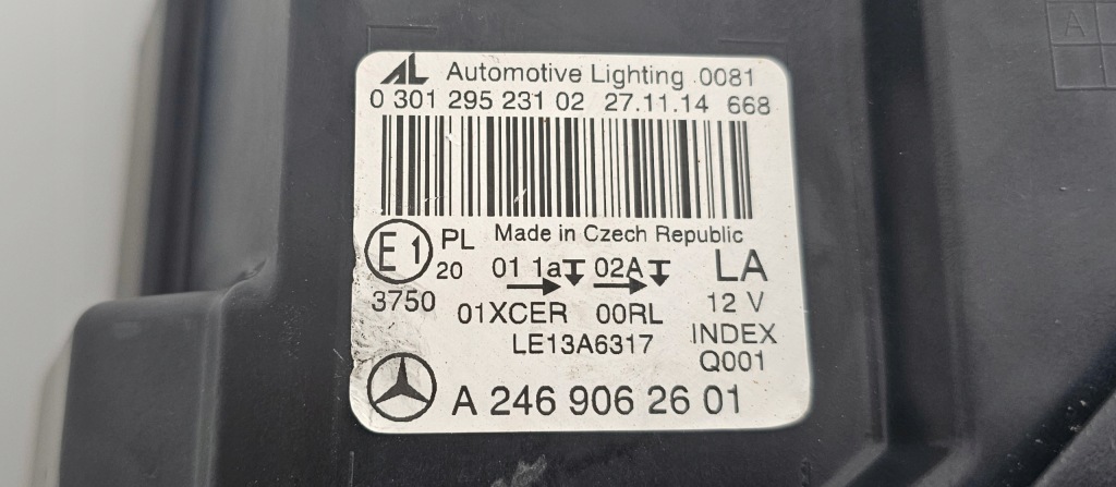 фото №5, Фара mercedes b w246 lift full led 2014-2018 ліва