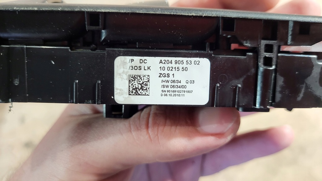 фото №6, Панель переключатель окон mercedes w204 07-11 a2049055302