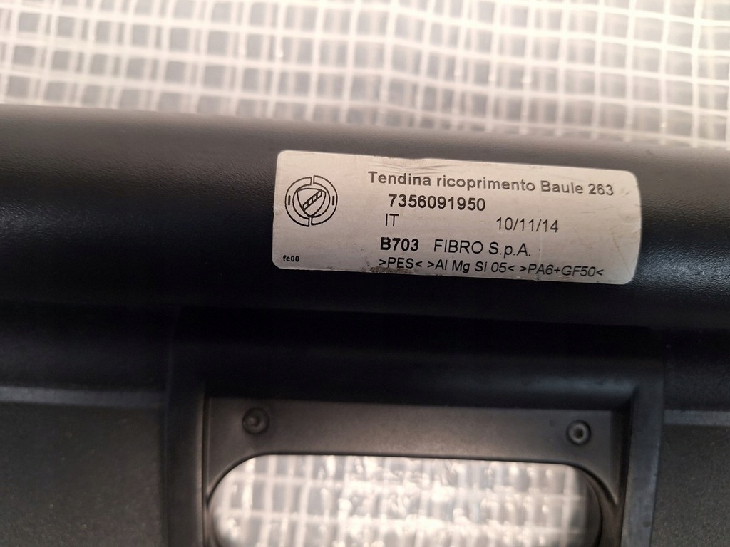 фото №5, Шторка багажника fiat doblo ii 2010- opel combo iii 11- orginal