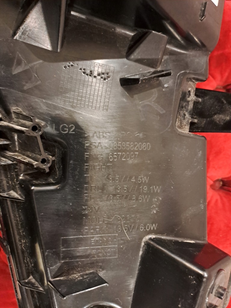 Drl led citroen ds7 лампа перед Оригінал